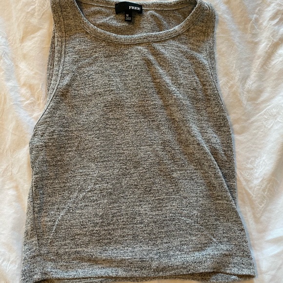 Grey cropped top - Picture 2 of 2